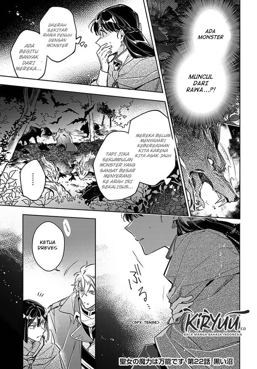 Seijo no Maryoku wa Bannou desu Chapter 22 Bahasa Indonesia